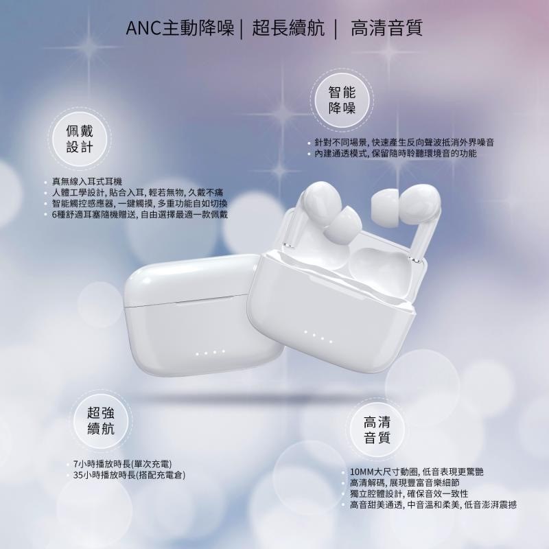 【Soundmaker】ANC-01  Plus 主動降噪真無線藍牙耳機