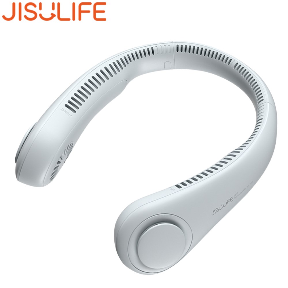 【几素 JISULIFE】FA12 無葉片靜音輕量頸掛風扇 (4000MAH 大電量 不纏髮安全設計)專利授權