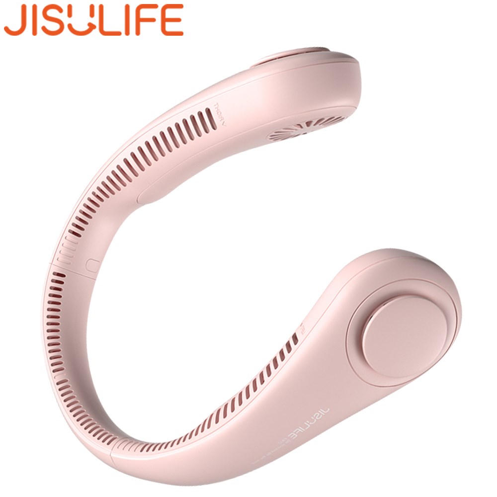 【几素 JISULIFE】FA12 無葉片靜音輕量頸掛風扇 (4000MAH 大電量 不纏髮安全設計)專利授權