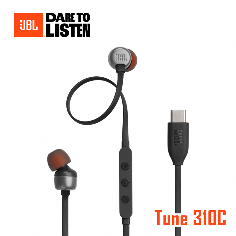 【JBL】USB-C/Type-C 線控入耳式耳機 Tune 310C