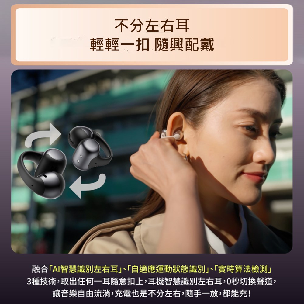 新品上市【SHOKZ 韶音】OpenDots ONE E310 開放式耳夾藍牙耳機 (全球領先 杜比音效耳夾式耳機)